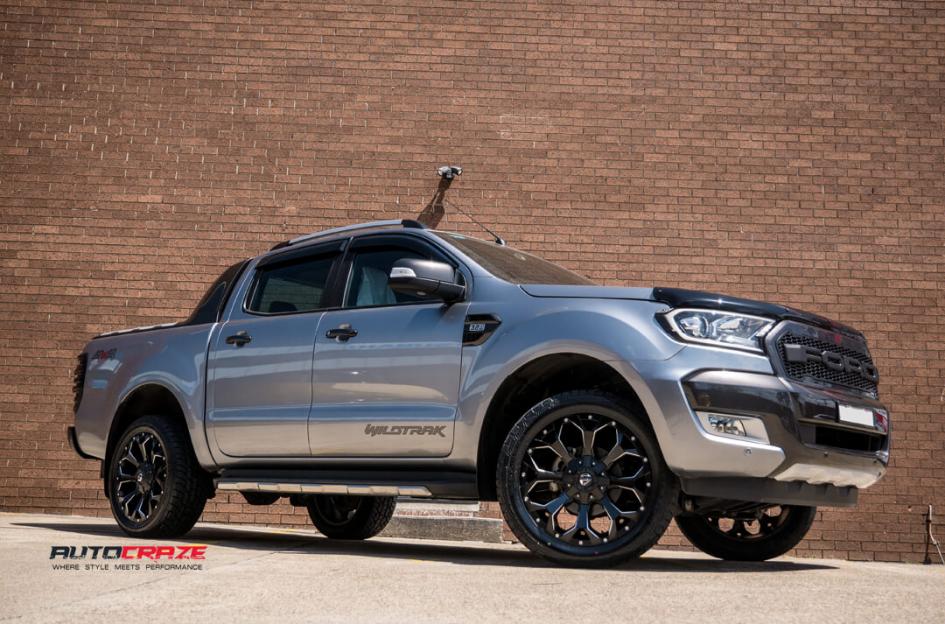 FORD RANGER ASSAULT GLOSS BLACK MILLED ACCENTS